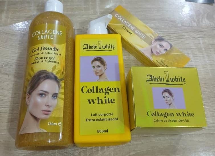 Gamme collagène white 
Extra éclaircissante et reparatrice