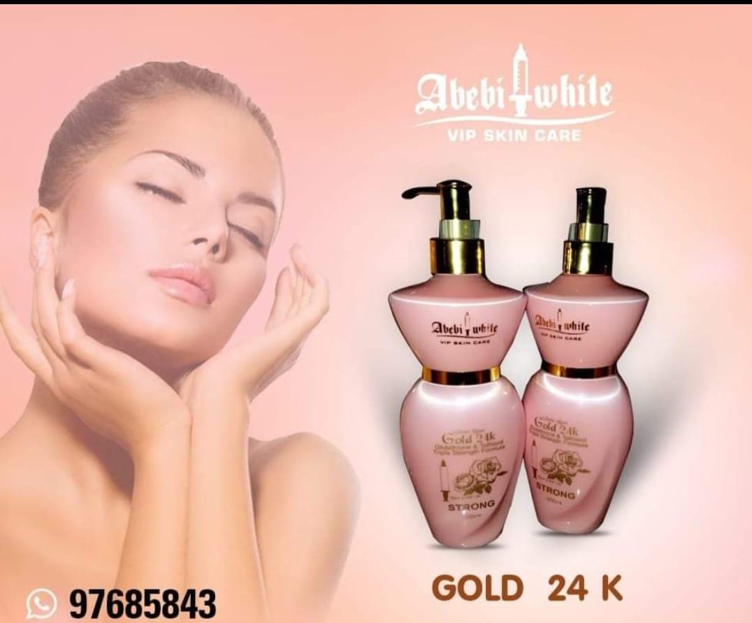 Lait glutathione or rose 24 k